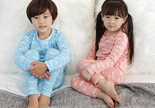 [원더풀라이프][국내제조]wd6121 데니[kid]아동잠옷상하세트
